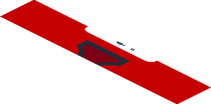 ~Sticker  1.9 x  1.8 with Agip Logo and Air Vent on Red Background - Fifth Face