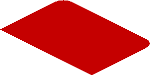~Sticker  3.0 x  0.8 with Black Number 22 in White Disc on Red Background - First Face