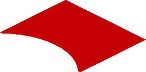 ~Sticker  3.0 x  0.8 with Black Number 22 in White Disc on Red Background - Second Face