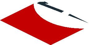 ~Sticker  3.0 x  0.8 with Black Number 22 in White Disc on Red Background - Fourth Face