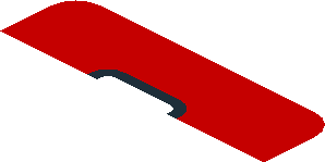 ~Sticker  0.8 x  4.1 with Grey Ferrari Horse in Grey Grille and White Headlamp on Red Background - First Face