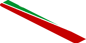 ~Sticker  1.9 x  1.8 with 488 GTE Logo and Ferrari Badge on Black and Red Background Right - Sixth Face