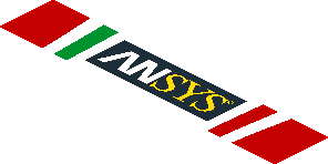 ~Sticker  1.9 x  1.8 with Logos and Tricolor Stripe on Red Background - Fourth Face