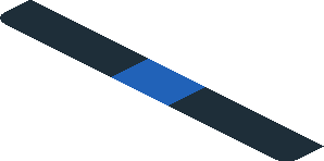 ~Sticker  1.9 x  1.8 with Chevrolet Logos and Blue Stripe on Black Background - Sixth Face
