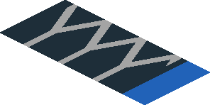 ~Sticker  0.8 x  4.1 with Black Air Vent and ZL1 Logo on Blue Background - Ninth Face