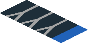 ~Sticker  0.8 x  4.1 with Black Air Vent and ZL1 Logo on Blue Background - Tenth Face