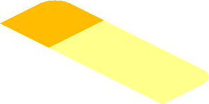 ~Sticker  0.8 x  1.6 with Orange Trapezoid on Transparent Background Right - First Face