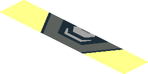 ~Sticker  1.9 x  1.8 with Black Senna Logo and Exhaust Tailpipe on Transparent Background - Fourth Face