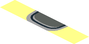 ~Sticker  1.9 x  1.8 with Black McLaren Logo and Black Triangles and Grey Trapezoid Background - Third Face