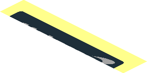 ~Sticker  1.9 x  1.8 with Black McLaren Logo and Black Triangles and Grey Trapezoid Background - Fifth Face
