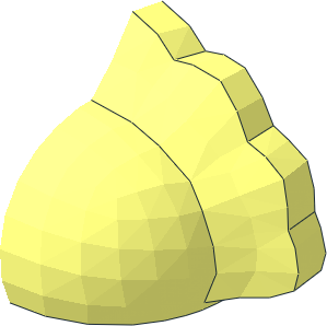 ~Minifig Food Dumpling - Half