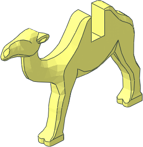 ~Animal Camel Body Half - Left Side without Patternable Area