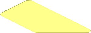 ~Sticker Back  0.8 x  1.9 Irregular - Flattened 11477b02