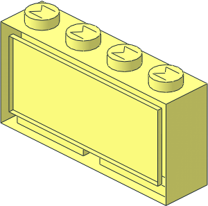 ~Modulex Window  1 x  4 x  2 without Front Surface