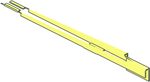 ~Train Track  9V Crossing - Outer Metal Rail Common Area