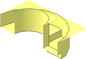~Train Track 12V Tapered Point Left Housing Stopper