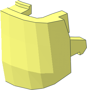 ~Minifig Visor for Hazmat Suit Half