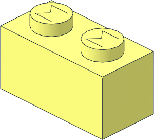 Modulex Brick  1 x  2