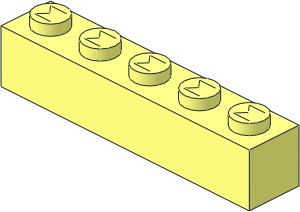 Modulex Brick  1 x  5