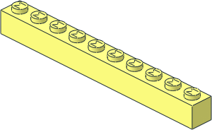Modulex Brick  1 x 10