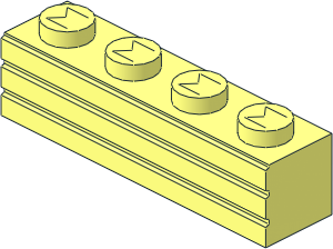 Modulex Profile Brick  1 x  4