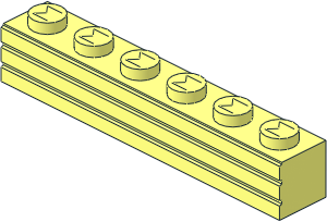 Modulex Profile Brick  1 x  6