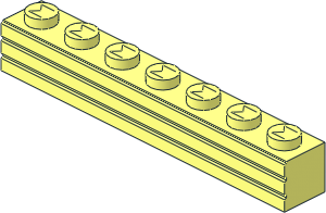 Modulex Profile Brick  1 x  7