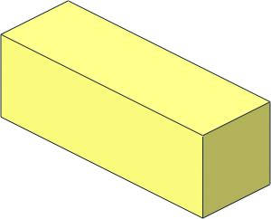 Modulex Tile  1 x  3 with Bottom Studs