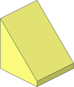 Modulex Slope Brick 45  1 x  1