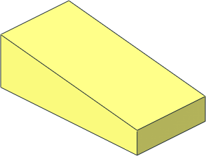 Modulex Slope Brick  9  2 x  1 x  0.5