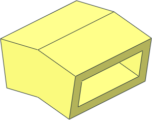 Modulex Brick Angled 9 2 x 2 Double