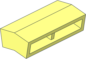 Modulex Brick Angled 9 2 x 4 Double