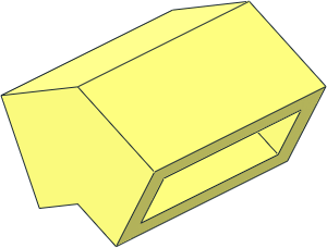 Modulex Brick Angled 27 2 x 2 Double