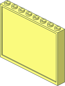 Modulex Window  1 x  8 x  6