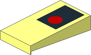 ~Electric Switch: Key Left with Red Signal Pattern (Obsolete)