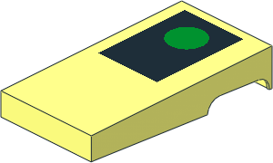 ~Electric Switch: Key Right with Green Signal Pattern (Obsolete)
