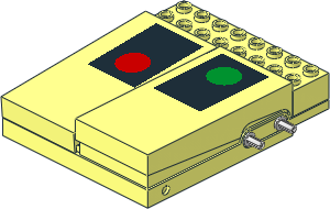 ~Electric Switch: Remote Control for Train Light Signal, Red Mode (Obsolete)