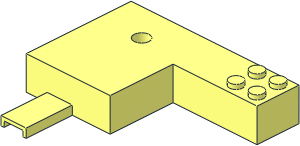 ~Train Track 12V Tapered Point Left Housing