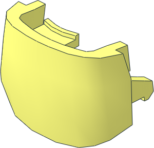 ~Minifig Visor for Hazmat Suit