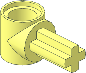 Technic Axle with Perpendicular Pin Hole