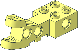 Technic Brick  2 x  2 with Motorcycle Steering Head