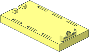 ~Electric Brick  2 x  4 x  1.333 Sensor Light - Bottom