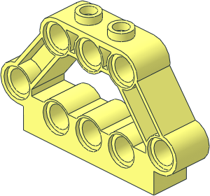 Technic Brick  5 x  3 x  1 with  8 Pegholes and  2 Studs
