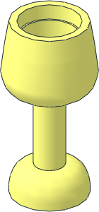 Minifig Wine Glass