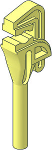 Minifig Pipe Wrench (Needs Work)