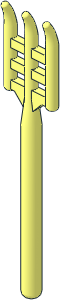 Minifig Pitchfork