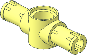 Technic Pin Long with Pin Hole Type 1