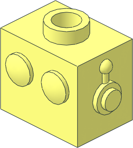 Minifig Head Robot