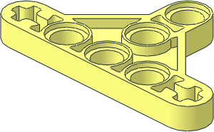 Technic Beam  5 x  3 x  0.5 Liftarm Triangle Type 2