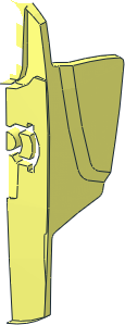 ~Constraction Shell  2.5 x  3 x  8 Flat - Half